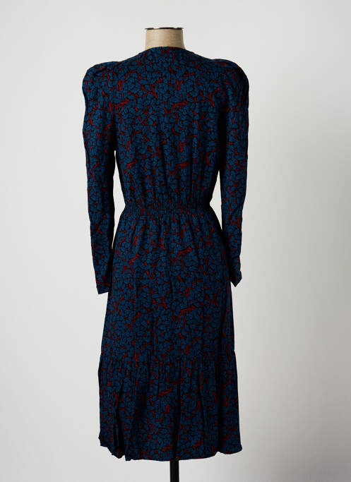 Robe mi-longue bleu AN' GE pour femme