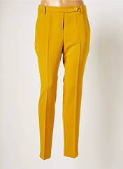 Pantalon chino jaune LA FEE MARABOUTEE pour femme seconde vue
