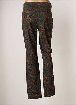 Pantalon droit stretch taille normale vert RECOVER C.C. femme