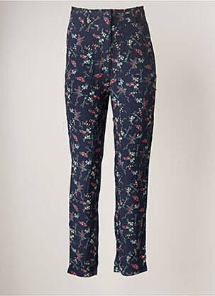 Pantalon chino taille normale taille normale bleu SURKANA femme