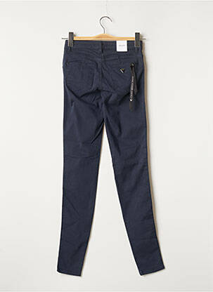 Pantalon slim broderie rivets taille normale bleu GUESS femme
