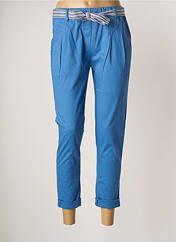 Pantalon chino bleu BOBBIE&BOB pour femme seconde vue