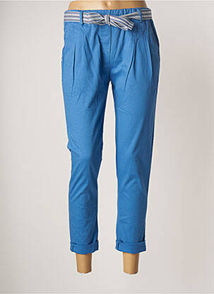 Pantalon chino bleu BOBBIE&BOB pour femme