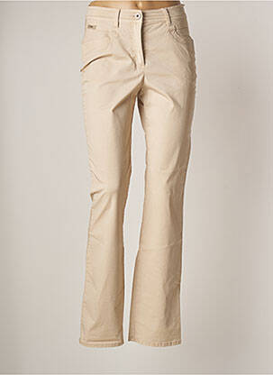 Pantalon droit beige RECOVER C.C. pour femme
