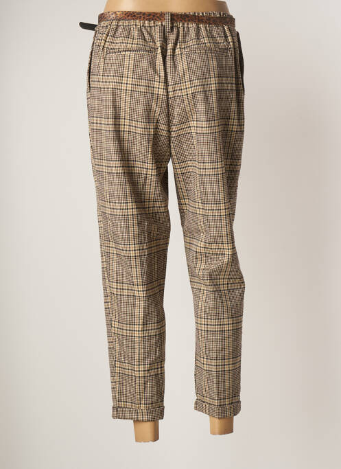 Pantalon 7/8 marron PLEASE pour femme