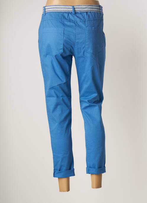 Pantalon chino bleu BOBBIE&BOB pour femme
