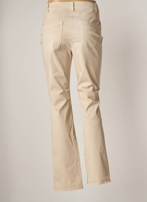 Pantalon droit beige RECOVER C.C. pour femme