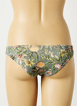 Bas de maillot de bain imprimé fantaisie culotte vert ESPRIT femme