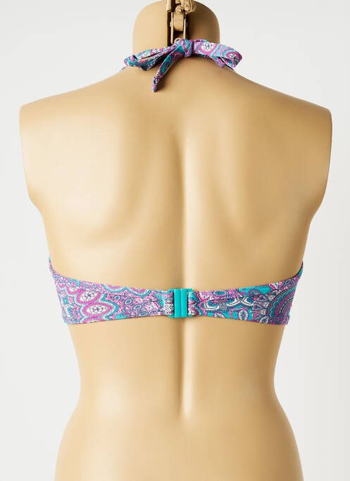 Haut de maillot de bain stretch haut bandeau rose ESPRIT femme