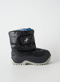 Bottines/boots tissage satiné talon compensé noir TIP TOP garcon