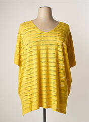 T-shirt jaune G!OZE pour femme seconde vue
