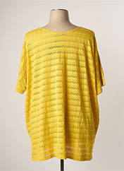 T-shirt jaune G!OZE pour femme seconde vue