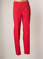 Pantalon slim rouge STARK pour femme seconde vue