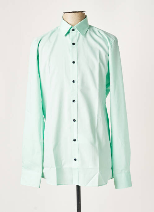 Chemise manches longues vert MARVELIS pour homme