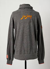 Sweat-shirt gris JN-JOY pour homme seconde vue