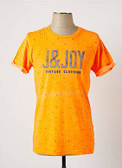 T-shirt orange JN-JOY pour homme seconde vue