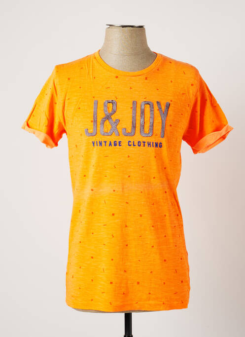 T-shirt orange JN-JOY pour homme