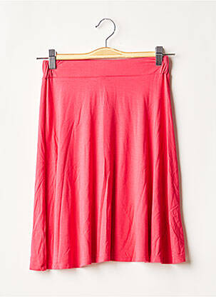 Jupe mi-longue coupe évasée rose SURKANA femme