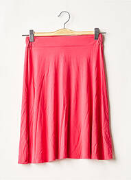 Jupe mi-longue coupe évasée rose SURKANA femme