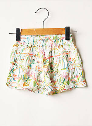 Short taille normale taille élastique vert 3 POMMES fille