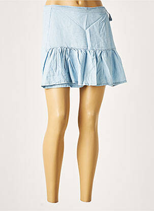 Jupe courte coupe évasée bleu TIFFOSI femme