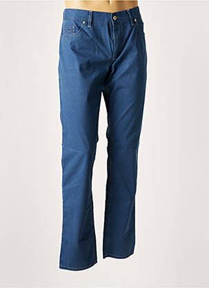 Pantalon droit bleu ALBERTO pour homme