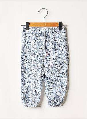 Pantalon large bleu 3 POMMES pour fille