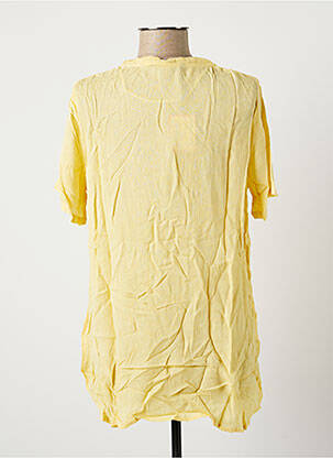 Top stretch manches courtes jaune BRANDTEX femme