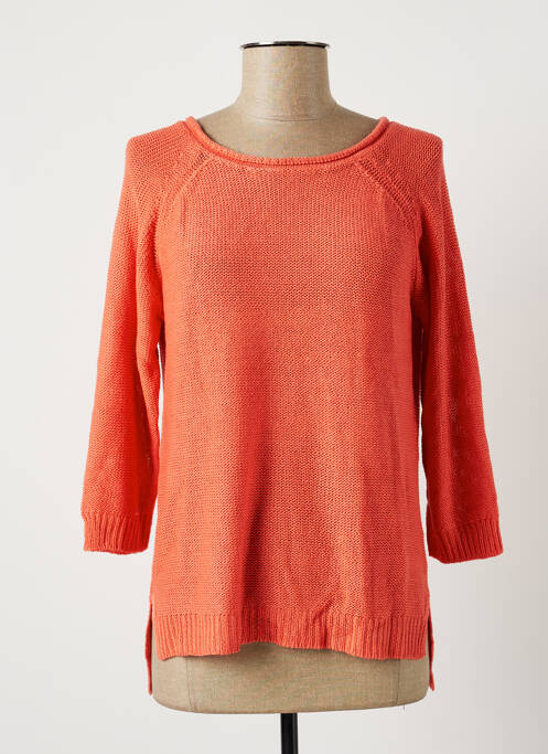 Pull orange COMING UP pour femme