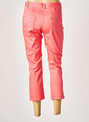 Pantacourt coupe droite taille normale rose FELINO femme