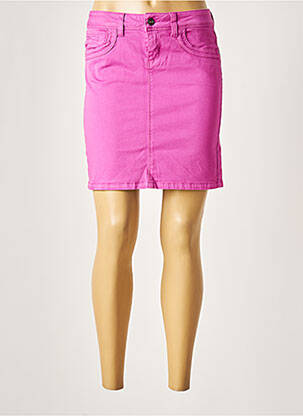 Jupe courte poches rose ITALO WOMAN femme