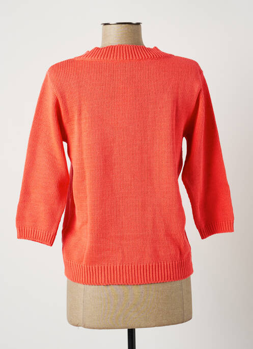 Gilet manches longues rose LUISA FERRI pour femme