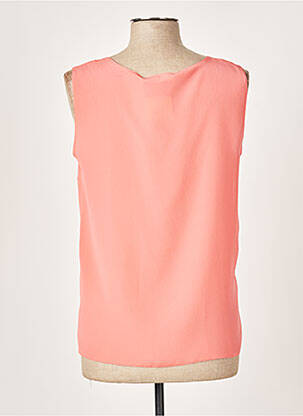 Top tissage crêpe sans manche orange FRANCOISE DE FRANCE femme