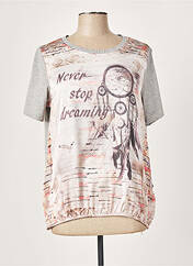 T-shirt gris CAPUCCINO pour femme seconde vue