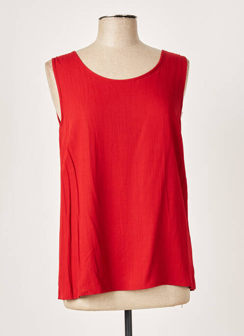 Top rouge CHRISTINE LAURE pour femme