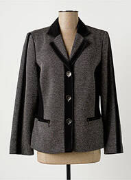 Veste casual epaulette gris GD femme