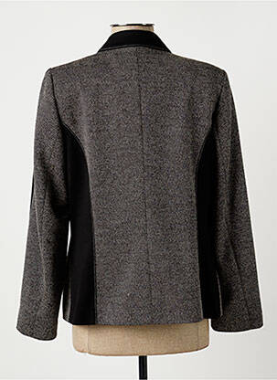 Veste casual epaulette gris GD femme