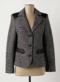 Veste casual epaulette gris FRANCE RIVOIRE femme