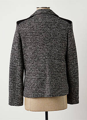 Veste casual epaulette gris FRANCE RIVOIRE femme