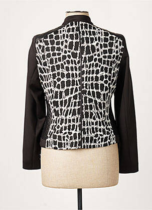 Veste casual col rond bleu GUY DUBOUIS femme