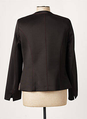 Veste casual epaulette noir GUY DUBOUIS femme