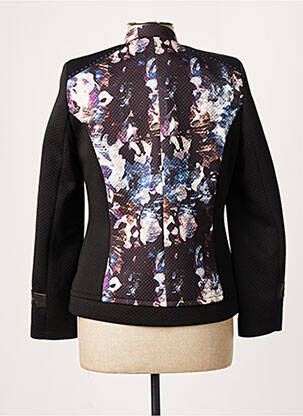 Veste casual epaulette noir GUY DUBOUIS femme