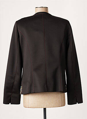 Veste casual epaulette noir FRANCE RIVOIRE femme