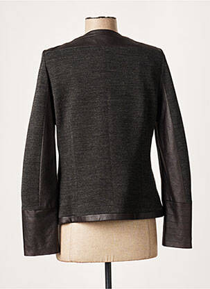 Veste casual col rond gris MERI & ESCA femme