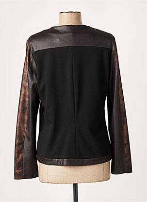 Veste casual col rond noir MERI & ESCA femme