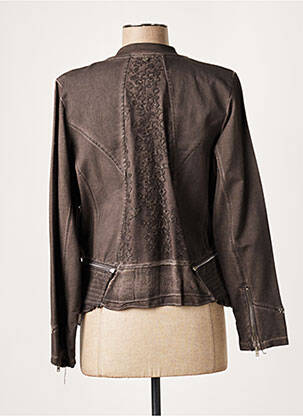 Veste casual coupe cintrée marron MERI & ESCA femme