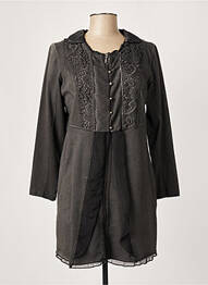 Veste casual coupe cintrée gris MERI & ESCA femme