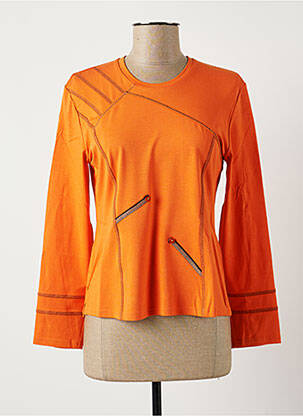 T-shirt orange FRANCE RIVOIRE pour femme