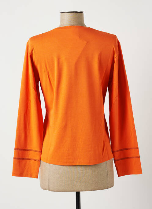 T-shirt orange FRANCE RIVOIRE pour femme