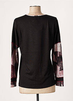 T-shirt manches longues manches longues noir FRANCE RIVOIRE femme